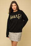 Gilli Black Cheers Sweater