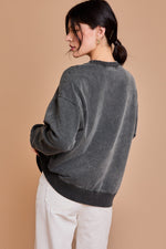 Gilli Charcoal Washed Homebody Sweatshirt