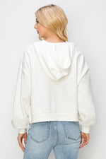 Risen White Oversized Hoodie