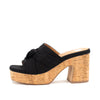 Yellowbox Black Ordo Platform Wedge Heel